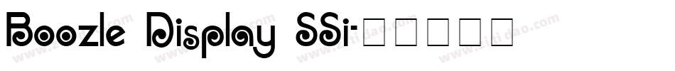 Boozle Display SSi字体转换